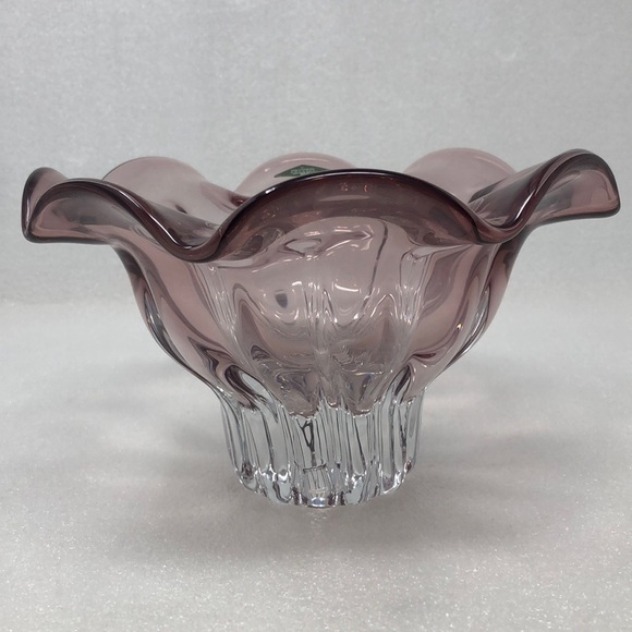 Shannon Crystal Centerpiece Bowl Designs Of Ireland Hand Made Crystal - Picture 3 of 12